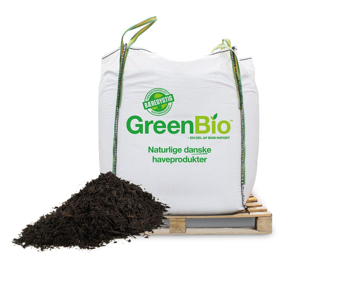 GreenBio Jordforbedring til sandet jord - Bigbag á 1000 liter